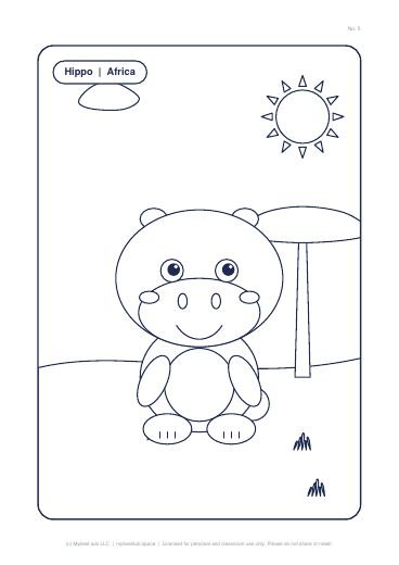 Sample page from Animals of the World