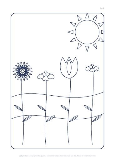 Sample page from Creative Relax Pack