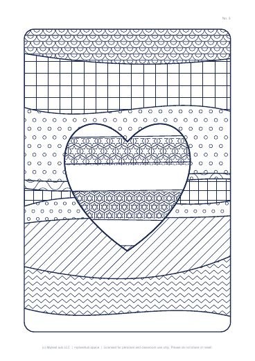 Sample page from Creative Relax Pack
