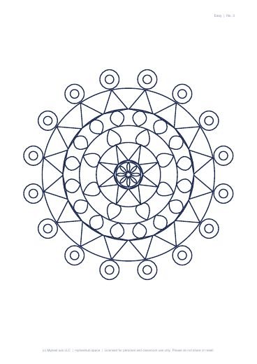 Sample page from Mandala Harmony