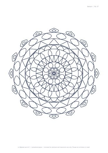 Sample page from Mandala Harmony