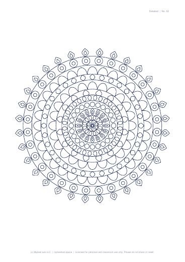 Sample page from Mandala Harmony