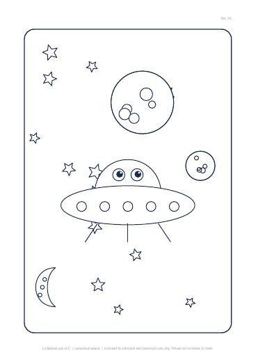 Sample page from Relax & Color Mini Pack