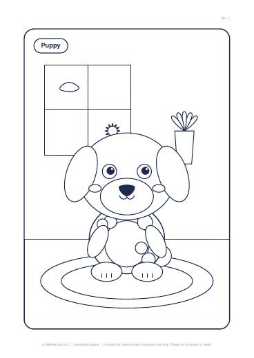 Sample page from My Pet World