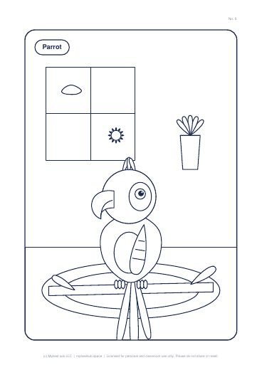 Sample page from My Pet World
