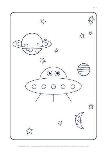 Sample page from Ultimate Coloring Bundle