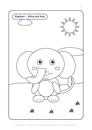 Sample page from Ultimate Coloring Bundle