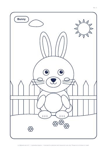 Sample page from Ultimate Coloring Bundle