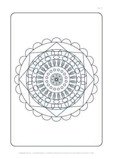 Sample page from Pack of 6 XL Coloring Books